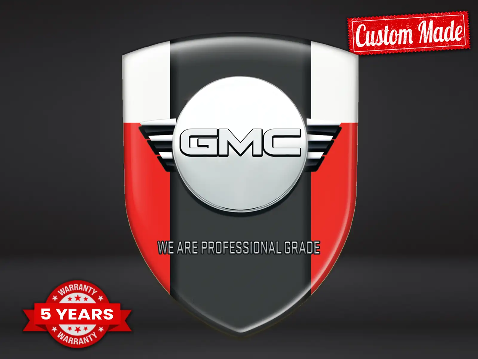 GMC Doming Aufkleber Auto Robust Limitiert Universal